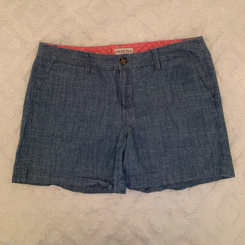 Super Comfy Chambray Shorts